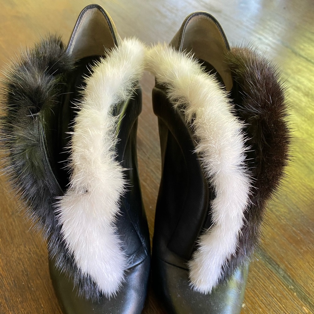 Fendi fur booties